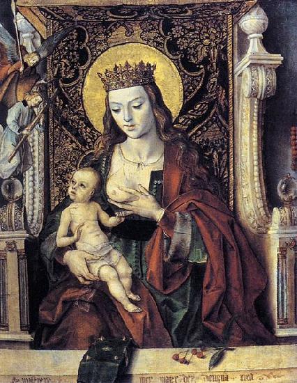 Pedro Berruguete Virgin and Child Norge oil painting art
